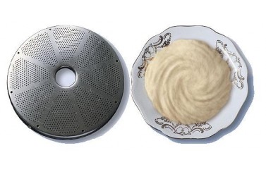 Диск протирочный с отверстиями диаметром 1,5 мм для овощерезки МПР-350М